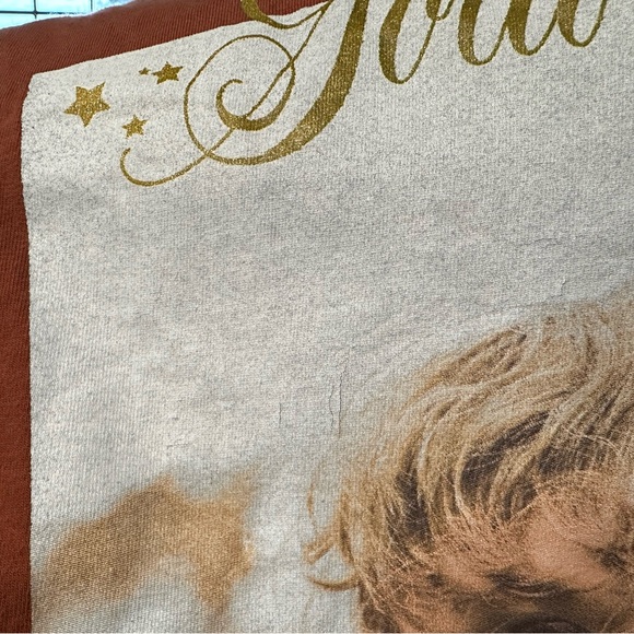 Taylor Swift Graphic Burnt Orange Long Sleeve Tee - Picture 5 of 6